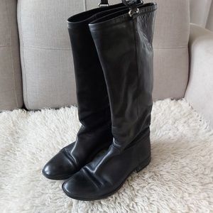 La Canadienne black leather boots, size 36